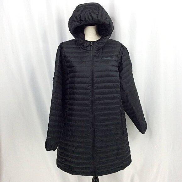 NWOT Eddie Bauer Microlight Traveler 650 Down Parka 2XL Puffer Jacket Hooded - Picture 1 of 9